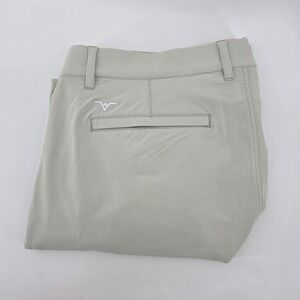 Avalon Golf Mens 36W Performance Shorts 8 Inch Inseam Ivory Stretch
